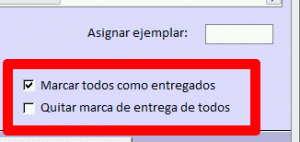 Entrega: Comandos Marcar/Desmarcar todos